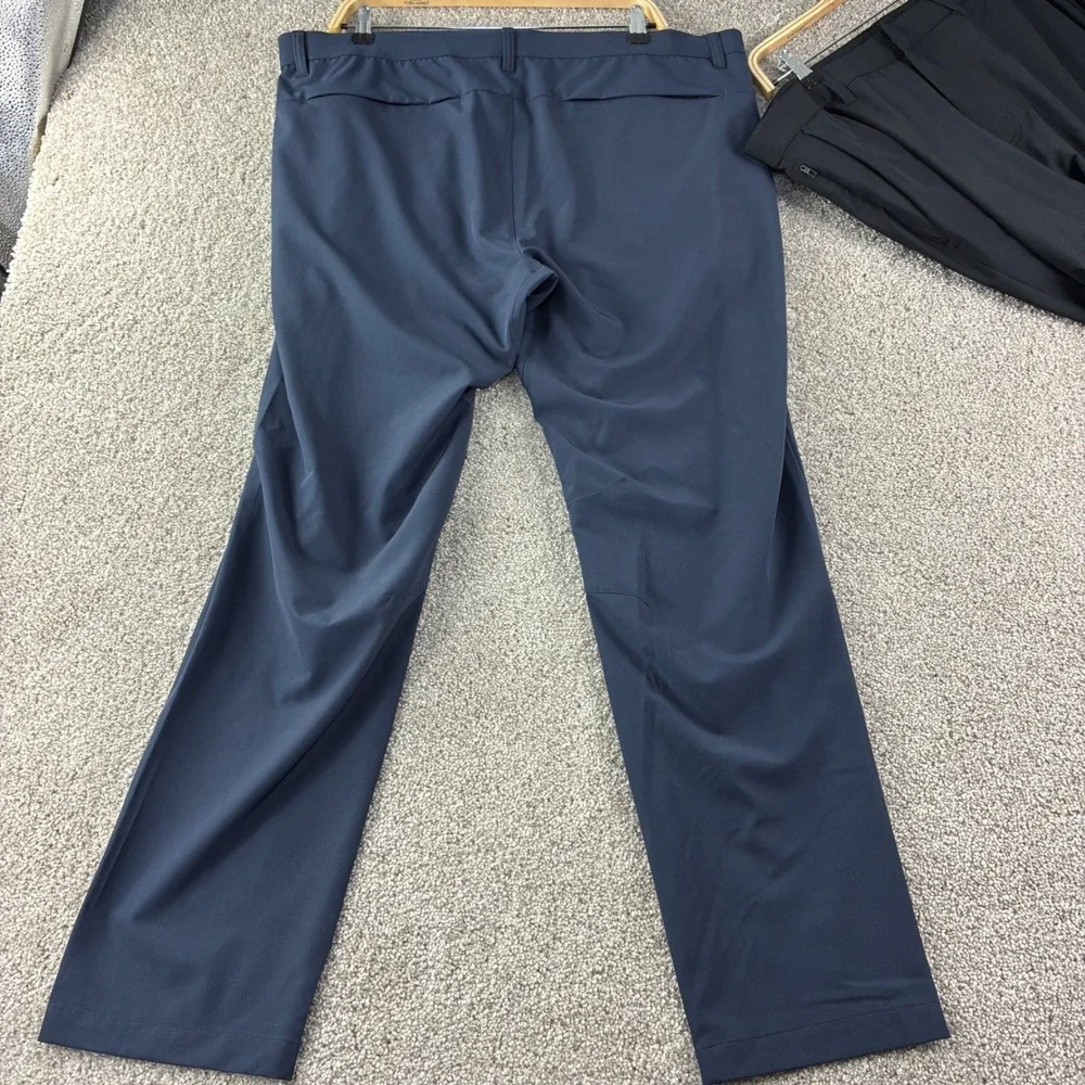 Fabletics The Don Trouser Pants Bundle Men 40x30 Navy Black Performance Golfcore